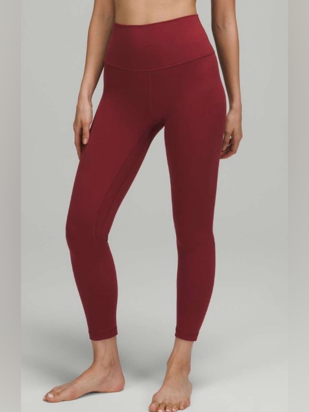 Lululemon Align High-Rise Pant 25", size 6, mulled wine colour